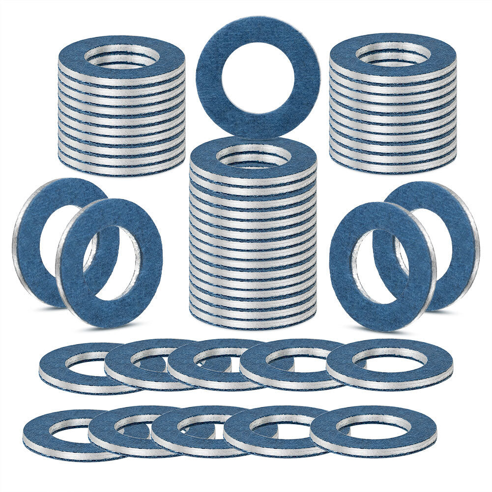 50PCS OIL DRAIN PLUG WASHER GASKETS (P/N 90430-12031) for TOYOTA / for LEXUS / for SCION US