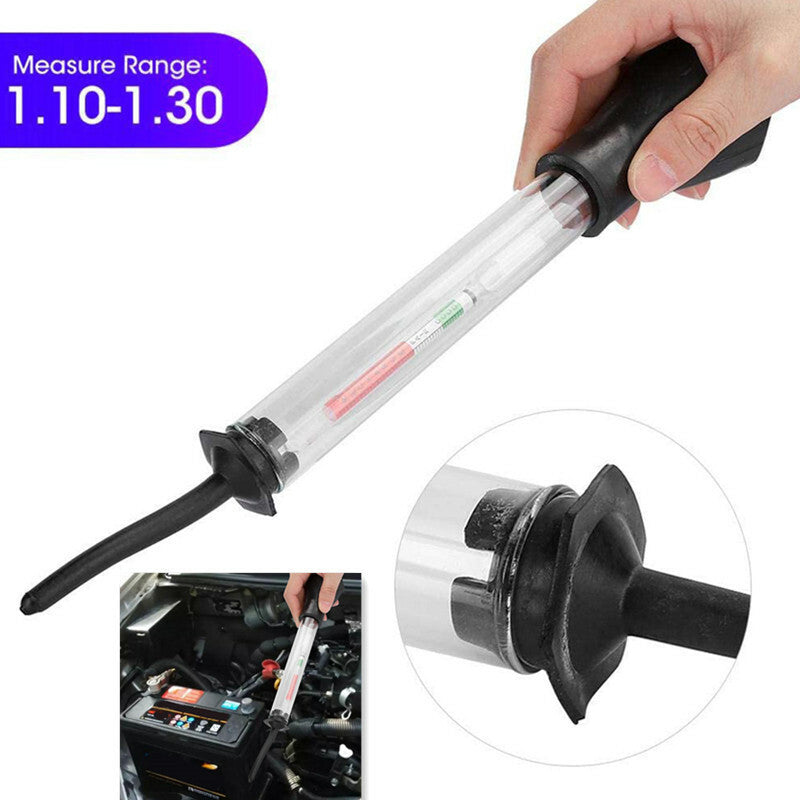 Battery Fluid 1.1-1.3 Acid Electrolyte Tester Equipment Flooded Hydrometer Tool