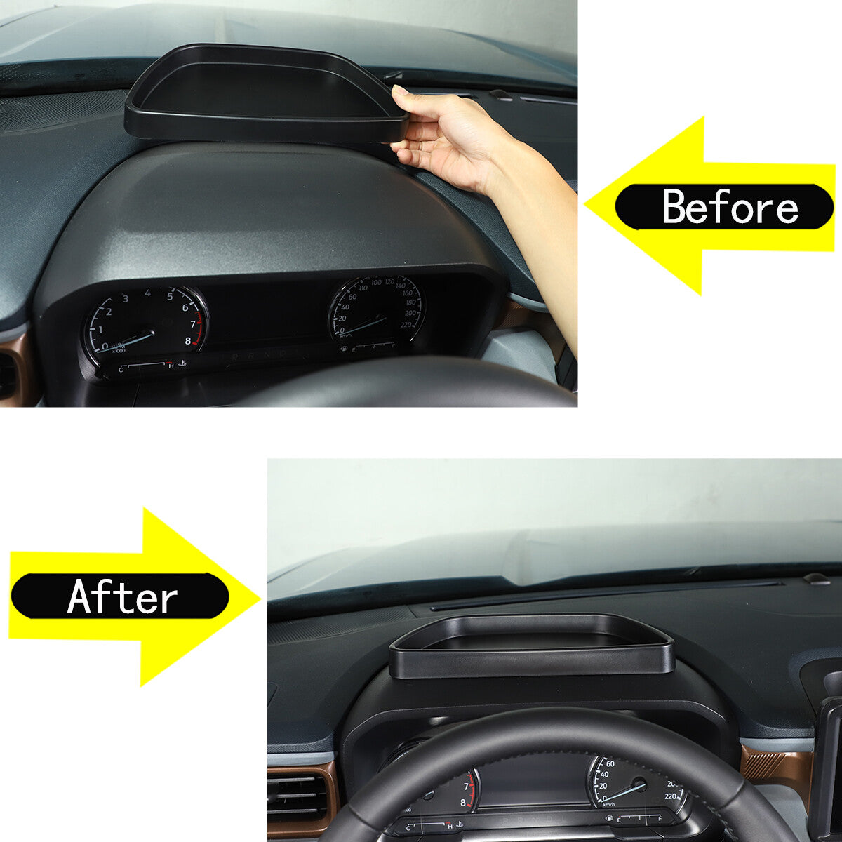 Center dashboard storage tray box organizer set for Maverick 2022-2024 (2 pieces) n
