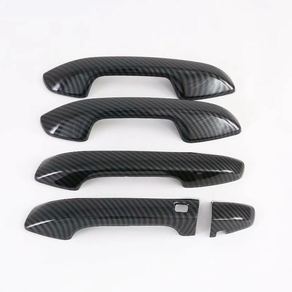 Carbon Fiber ABS Outdoor Handle Cover Trim for Kia Forte/K3 2019-2022 2023