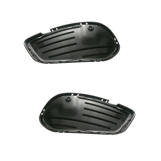 2Pcs Front Bumper Bezel Cover Grille Left  Right For C-Class 2015-2018 Q