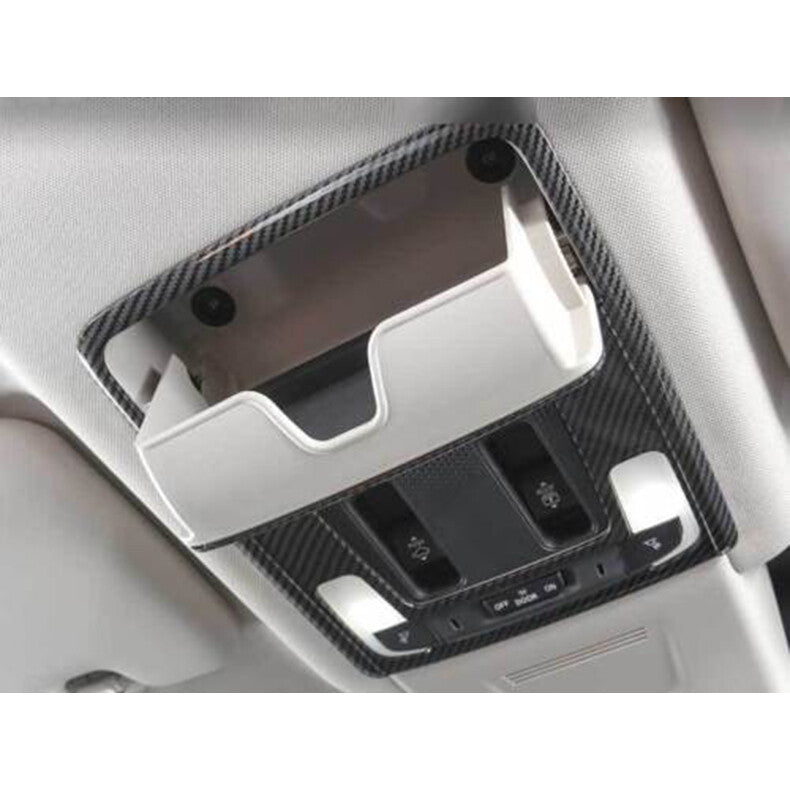 for Honda CR-V 2023-2024 Carbon Fiber Car Front Reading Light Lamp Cover Trim 2x