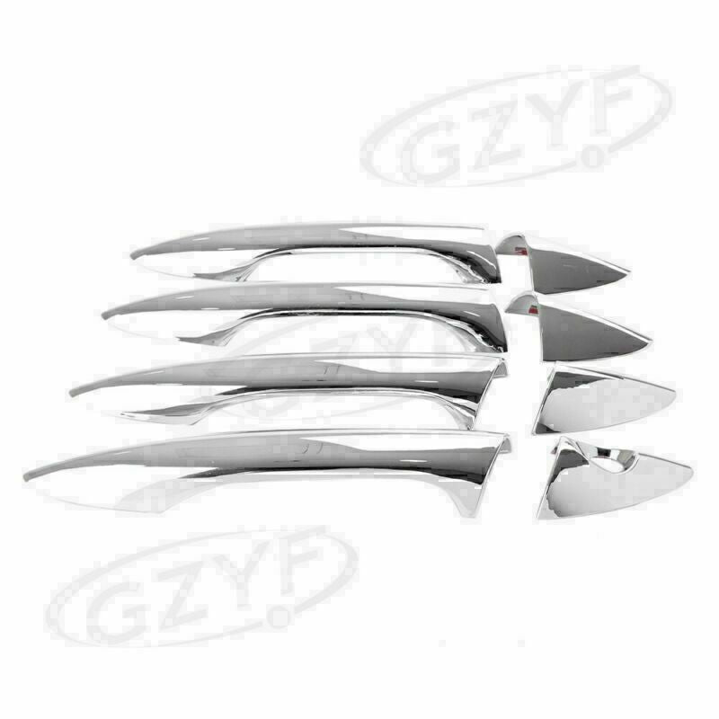 Front Rear Door Handle Covers ABS Trim Chrome for Hyundai for Elantra 2012-2014 Q