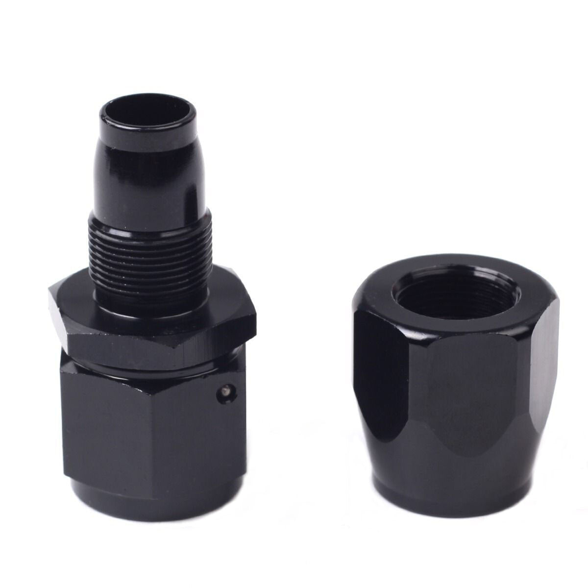 1x AN8 0Degree Straight Fuel Oil Air Gas Line Hose End Fitting Adaptor Connector