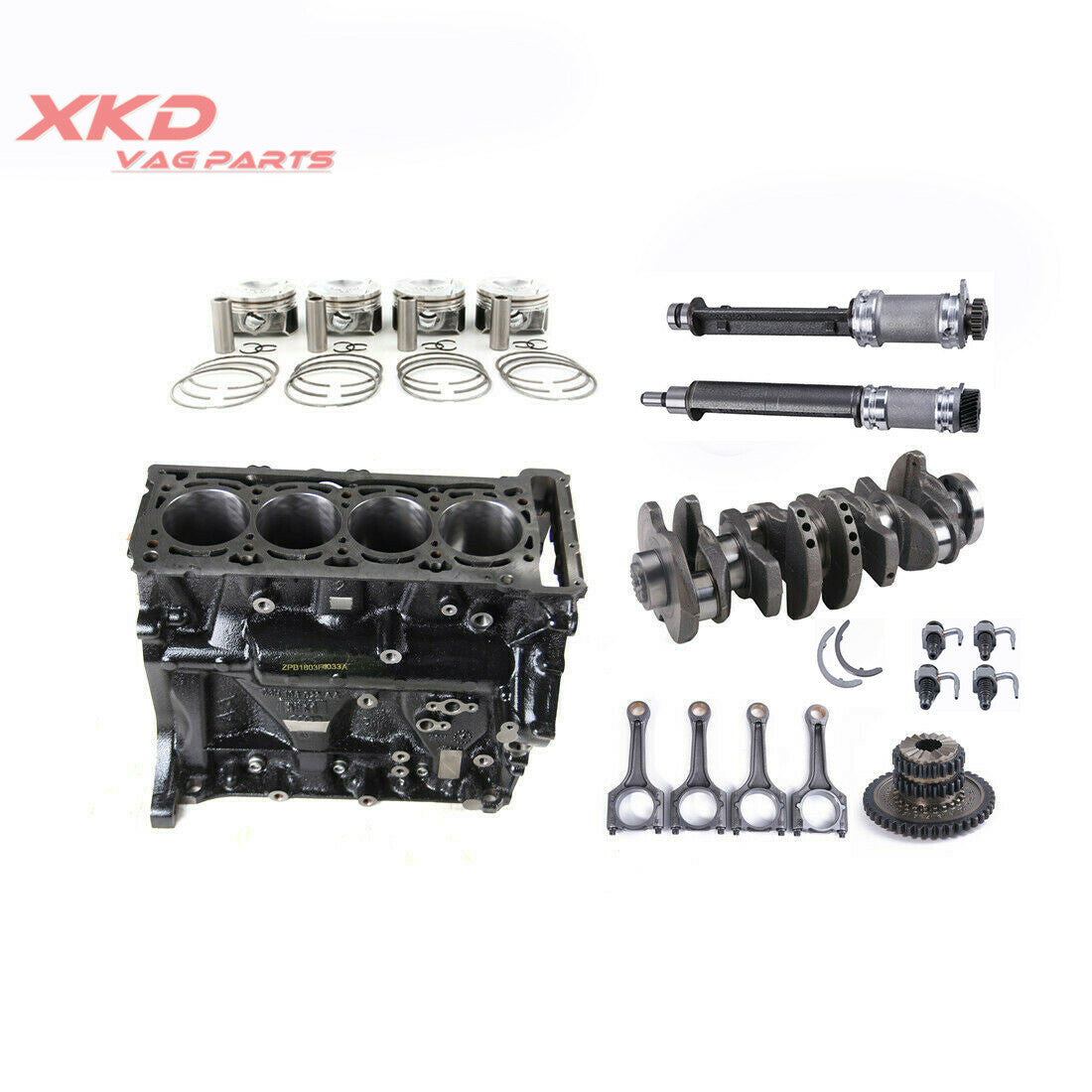 EA888 block, piston, crankshaft and balance shaft kit for VW CBFA CCTA CDNC