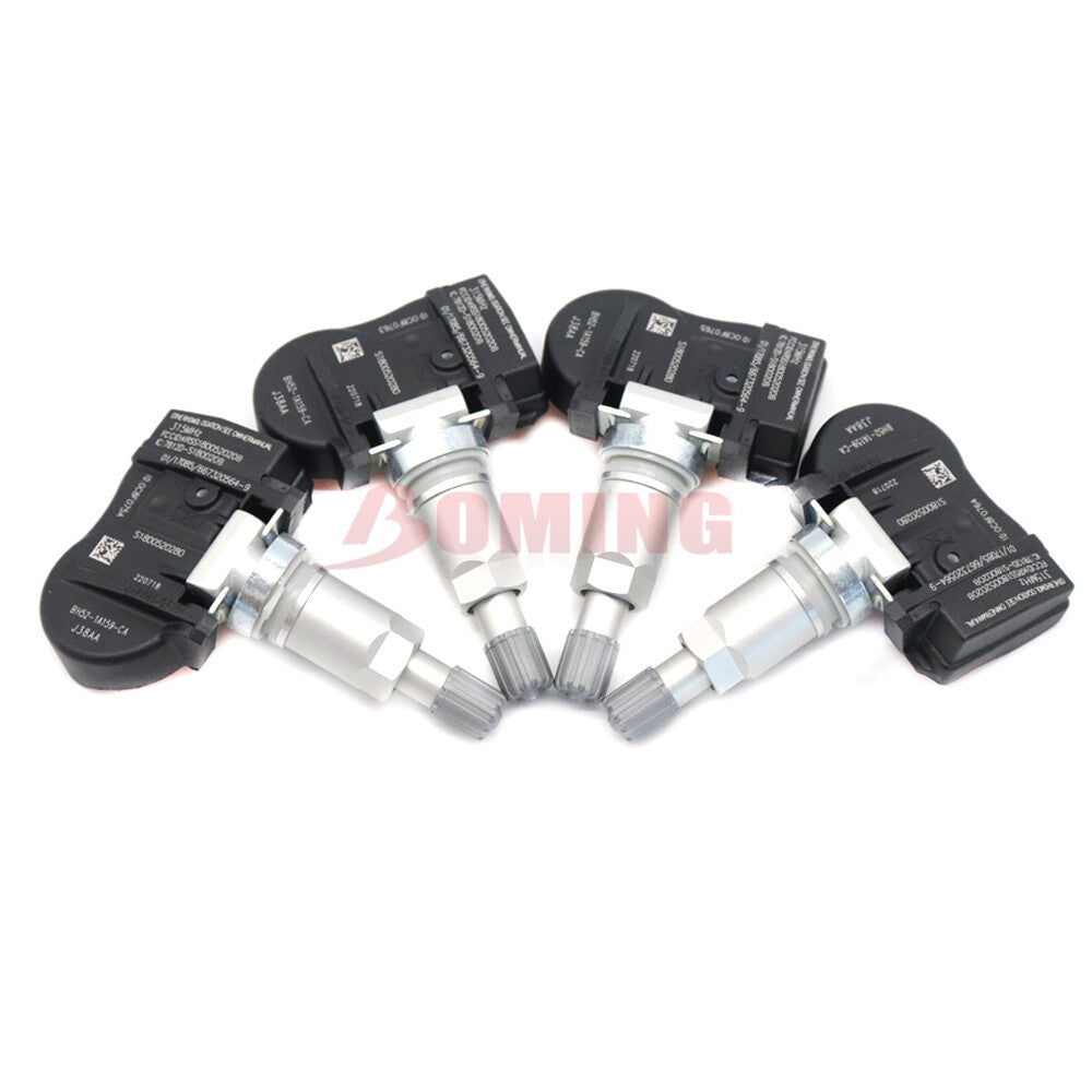 Four new TPMS tire pressure sensors for Land Rover LR4 and for Jaguar 315MHz BH52-1A159-CA