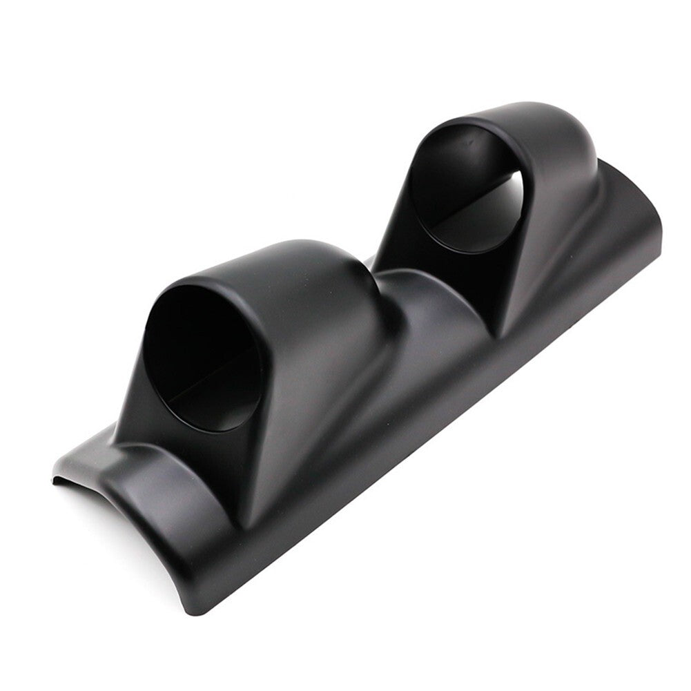 Car 52mm 2 Dual Hole Gauge Pod Mount Holder Bracket Pillar Meter LHD Left Black