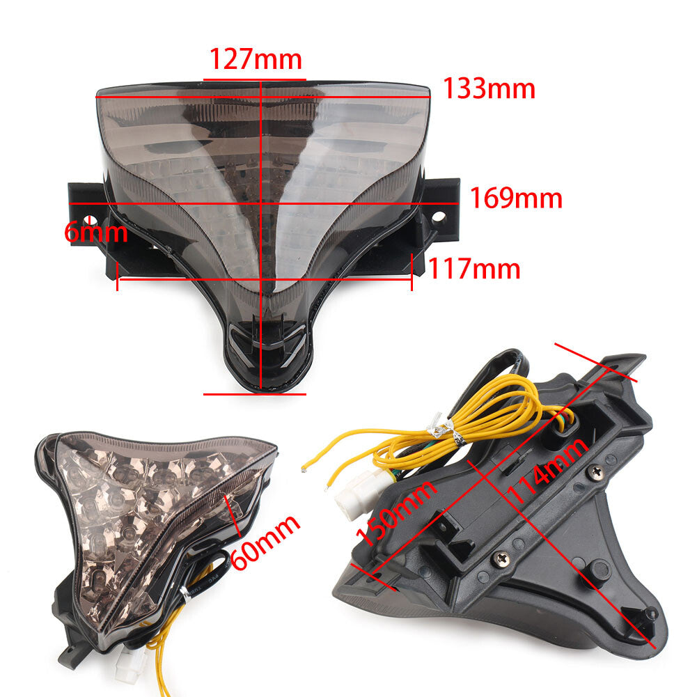 LED Tail Light Integrated Turn Signals Brake for Yamaha YZFR1 YZF-R1 2009-2014