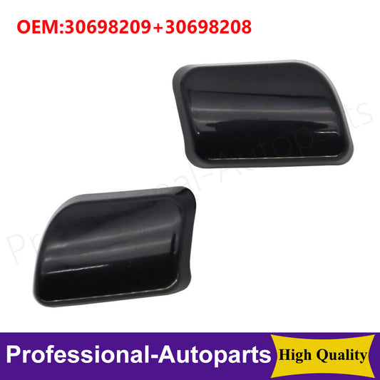 1Pair FrontLeft+Right Headlight Washer Nozzle Cover Cap for Volvo XC90 2003-2006