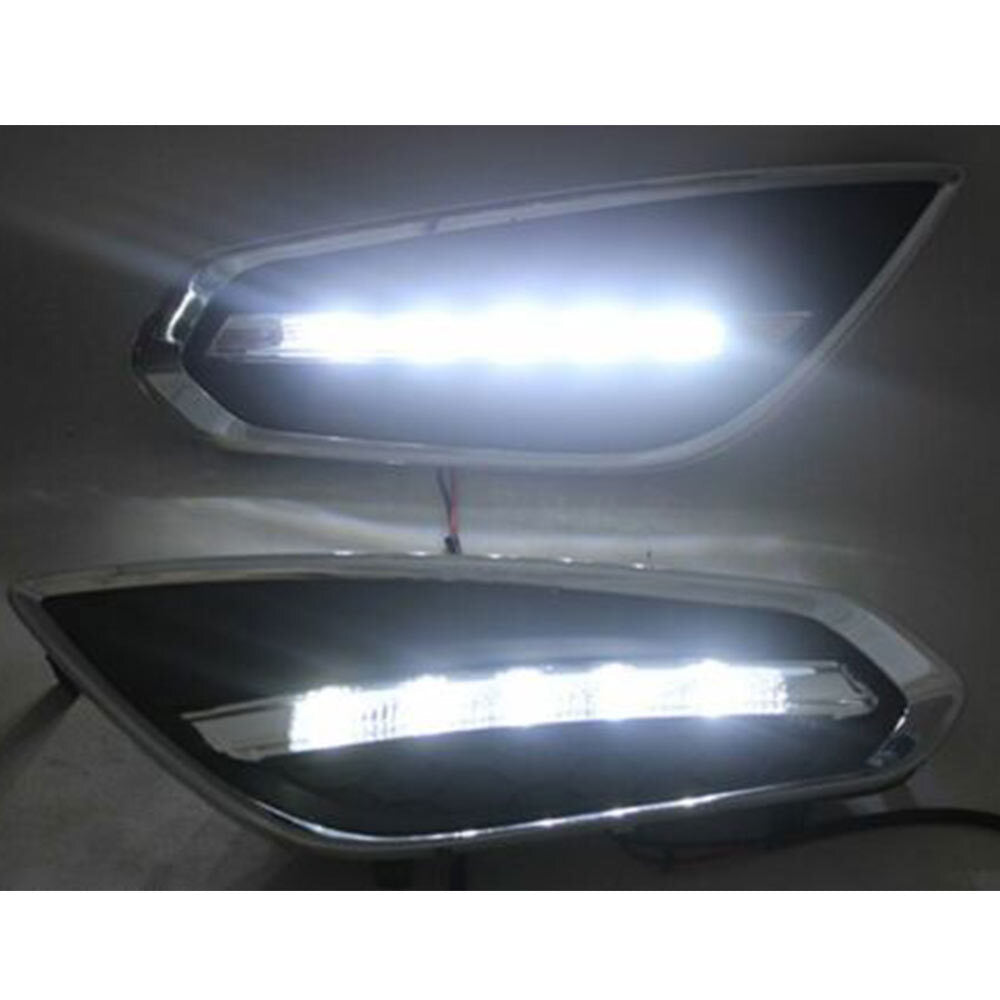 Pair Left+Right For 09-13 for Volvo S60 T5 Fog Lamp Front Daytime Running Lights New