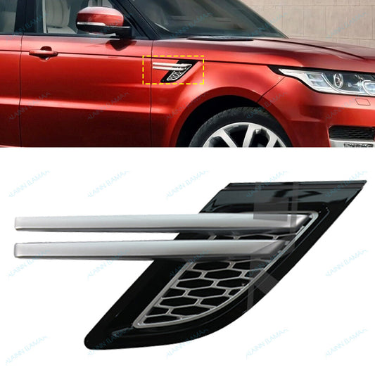 Front Fender Vent Cover Grille r For LR for Range Rover Sport 2014-2017,RH,Silver