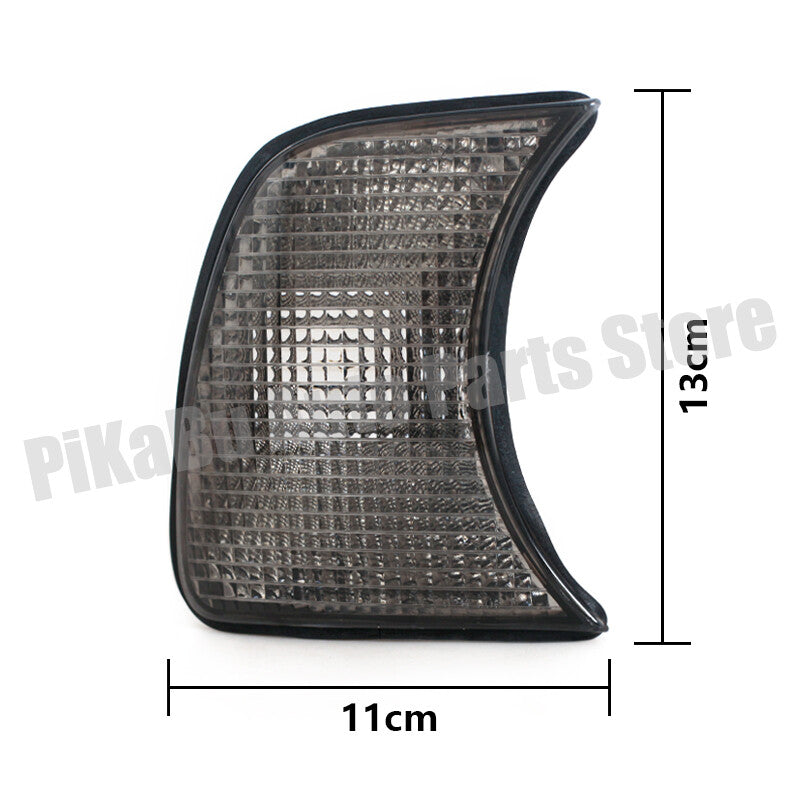 1 Pair Corner Light Turn Signals light Black for BMW 5-Series E34 1989-1995