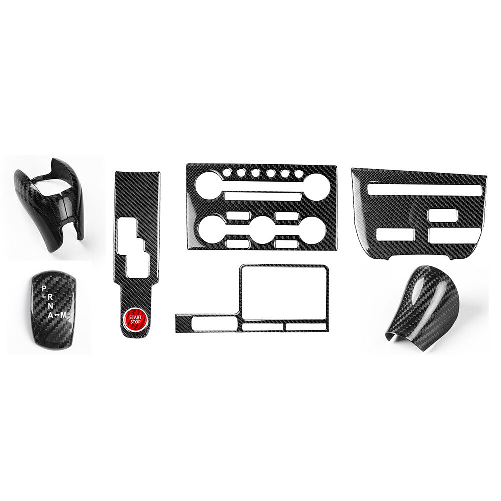 9Pcs Center Console Gear Shift Panel Decoration Cover Trim FIT for Nissan GTR R35