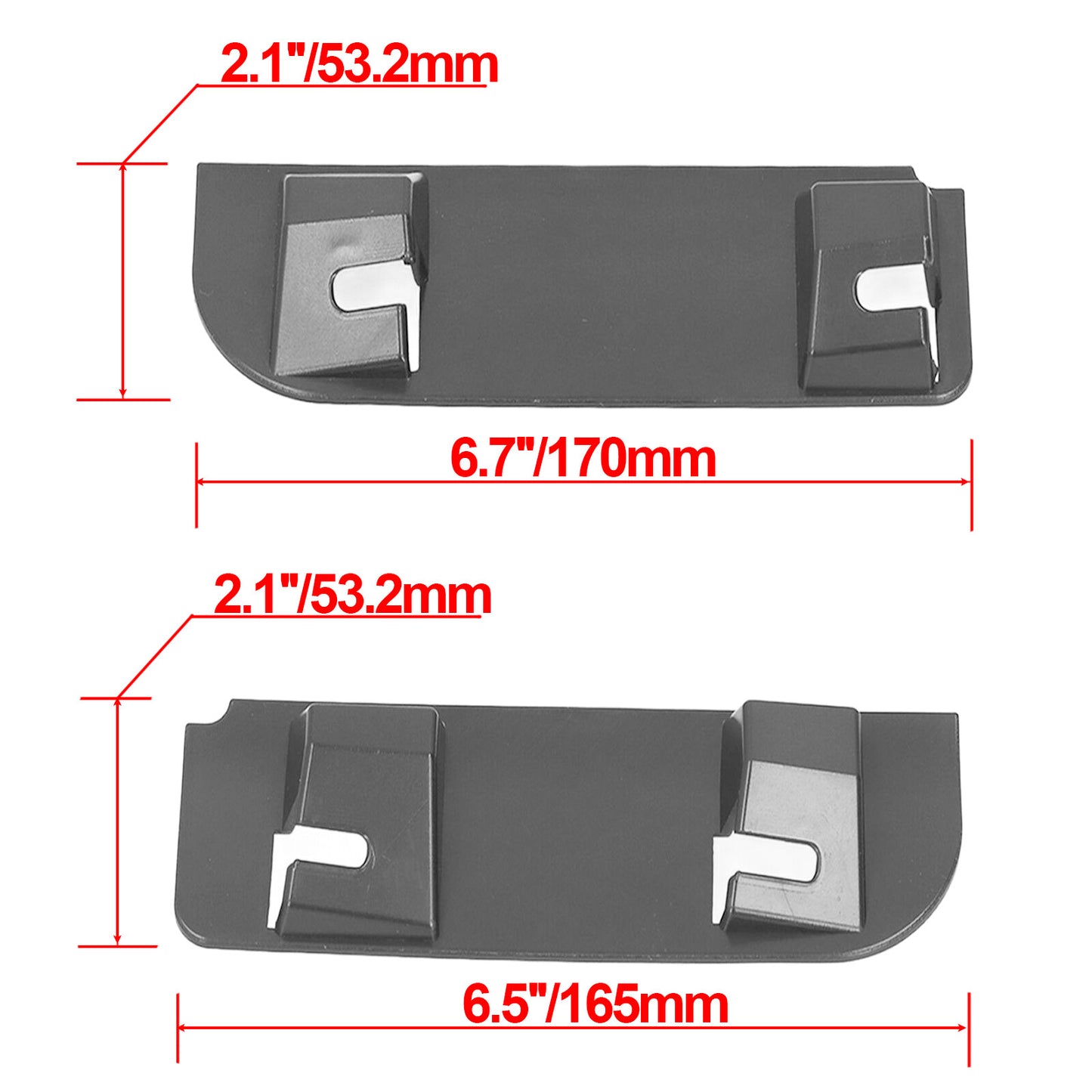 2x Fit for Nissan Qashqai 2006-2013 Tailgate Boot Handle Repair Snapped Clip ABS Q