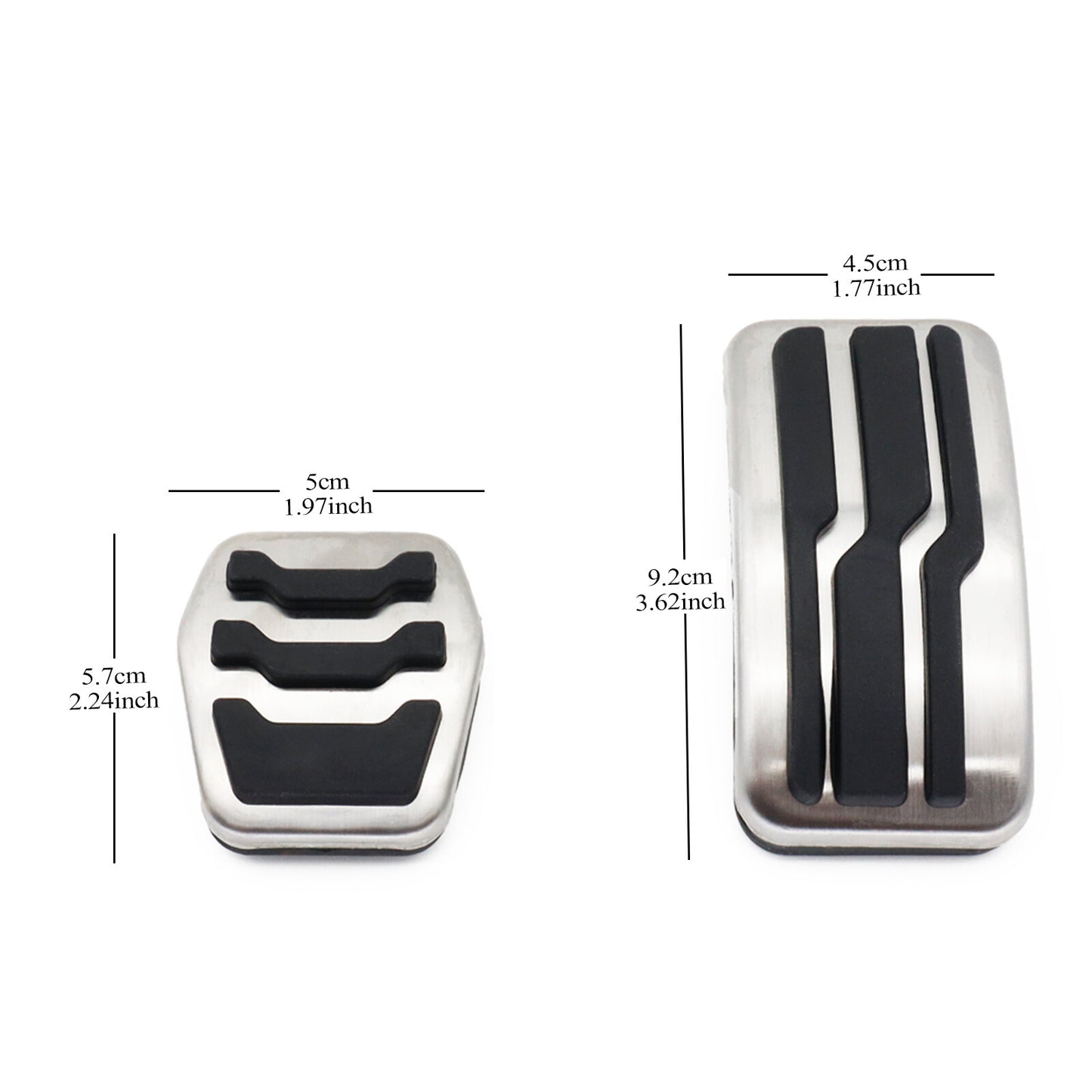 Car Fuel Brake Pedal Cover  for ford  Focus MK2 3 4 RS ST Explorer Mondeo Escort Q