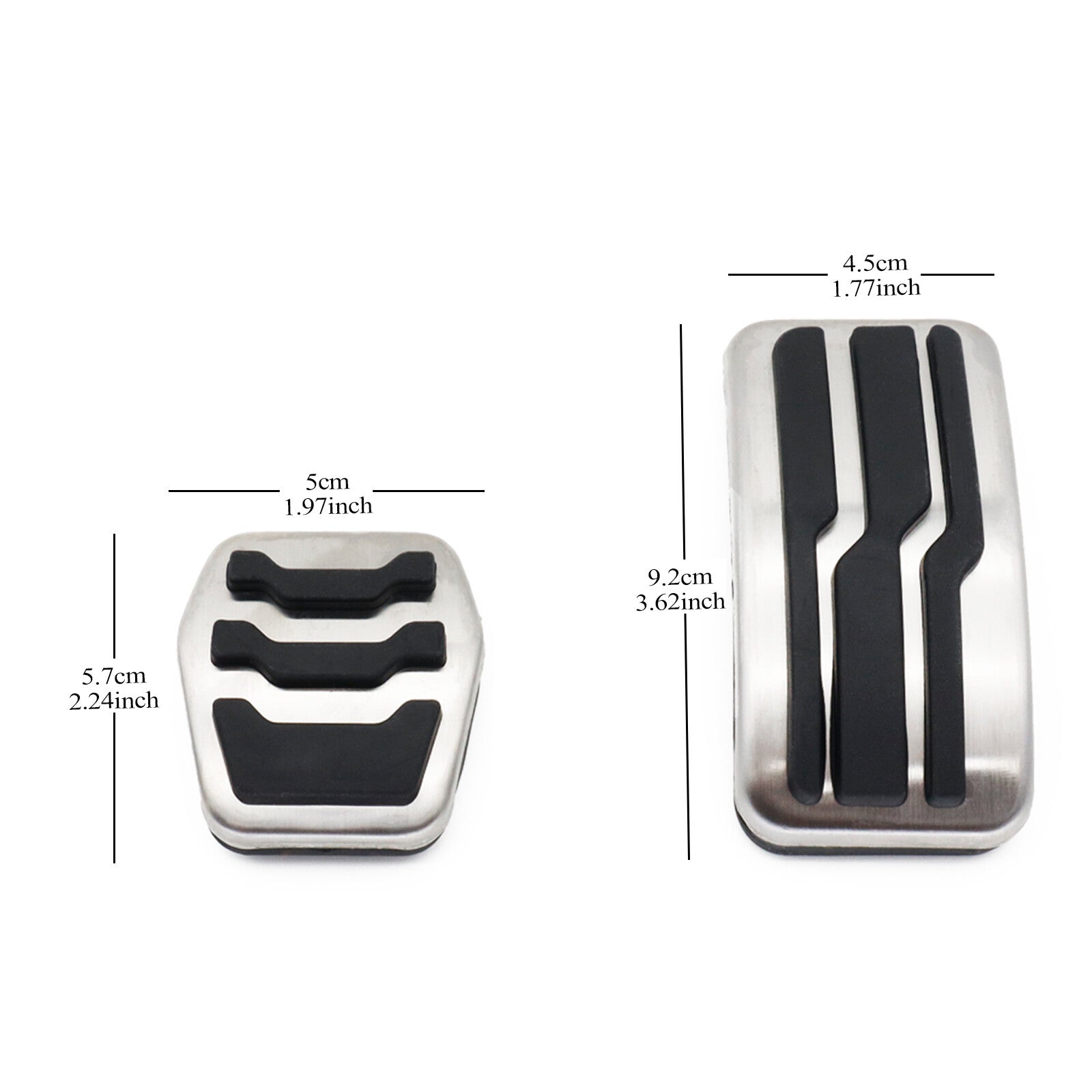 Car Fuel Brake Pedal Cover  for ford  Focus MK2 3 4 RS ST Explorer Mondeo Escort Q