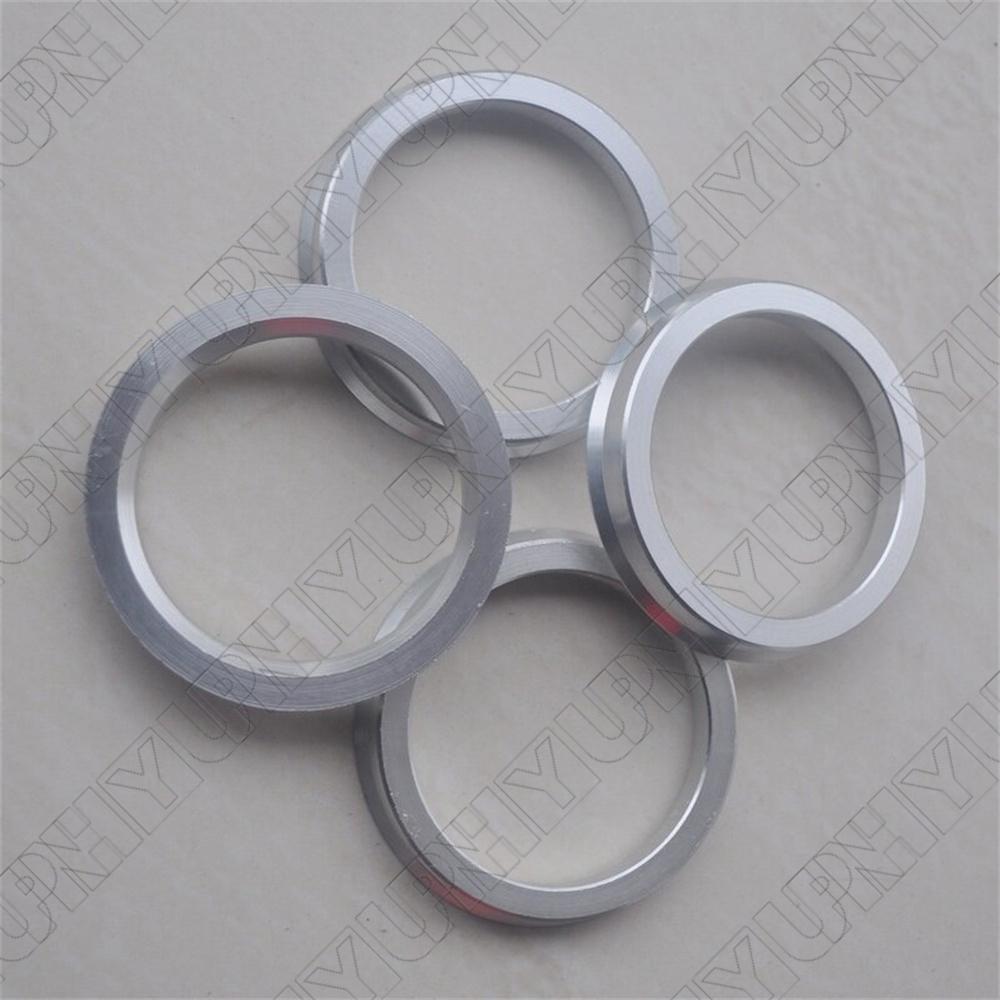 4 Pcs Aluminum Wheel Hub Centric Rings 57.1mm to 66.5mm, Hub Rings 66.5mm-57.1mm Q