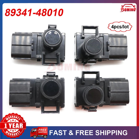 4 new 89341-48010 parking assist sensors for Lexus GX460 RX350 and for Toyota for Sienna