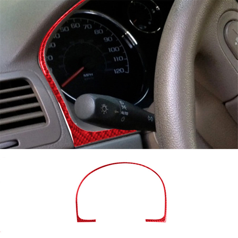 Red Carbon Fiber Gear Shift Panel Frame Cover Trim For Matrix 2009-2014 v