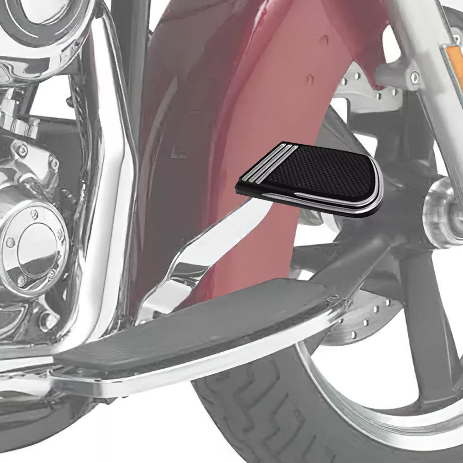 CNC motorcycle large foot spikes, footrests, brake pedal pads, and covers suitable for Harley black motorcycles. n