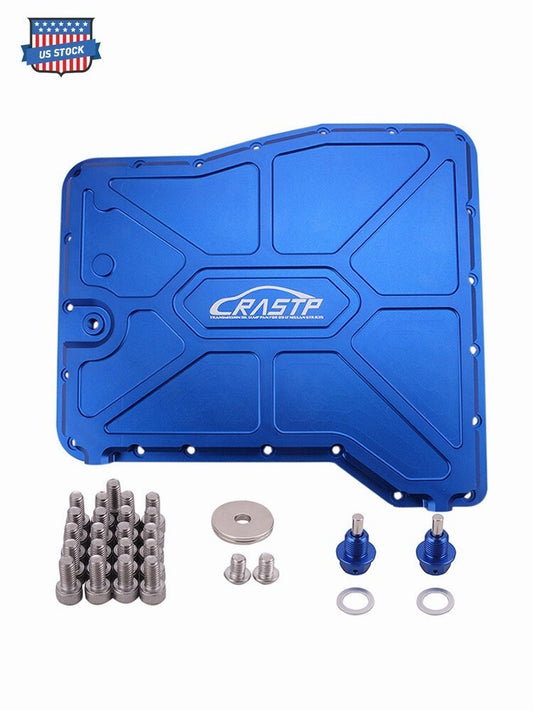For 09-19 for Nissan GTR R35 VR38 DETT CNC Blue Billet Transmission Oil Sump Pan Q