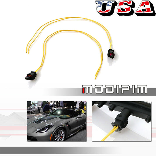 For 2014-19 for Corvette C7 Front or Rear Side Marker Lights Stock Connector Wire - v