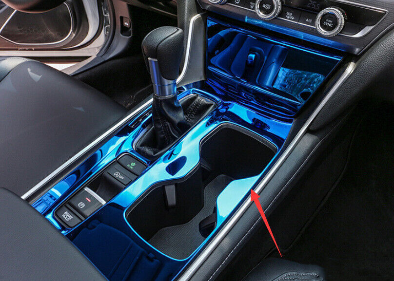 Suitable for Corolla 2020-2023 Blue Aluminum Single Button Start Switch Cover Decoration 2P- v