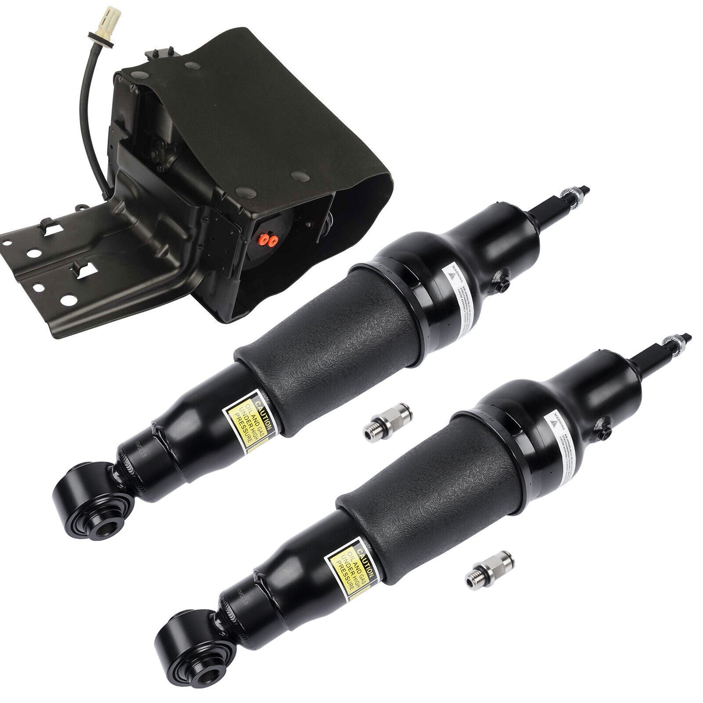 1Pair Rear Shock Struts + Compressor for Infiniti QX56 2011-2013 QX80 2014-2020