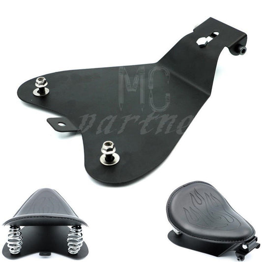 Motorcycle Black Metal Solo for Seat Baseplate for Harley Sportster XL883/1200 Q