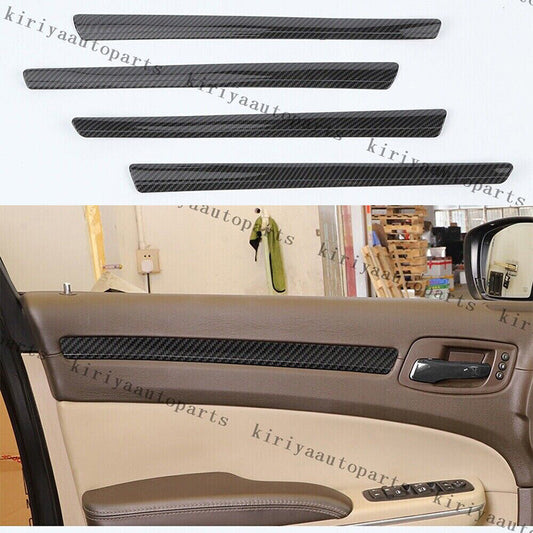 Carbon Fiber ABS for Chrysler 300C 2011-2022 Interior Door Panel Decorative Trim