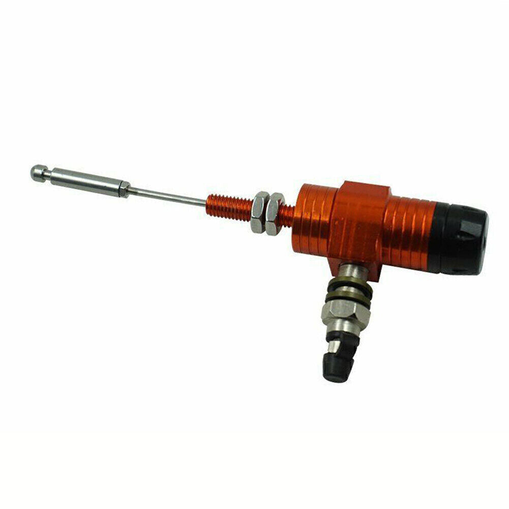 M10x1.25MM Hydraulic Clutch Master Cylinder Rod Brake Pump Universal Orange Q