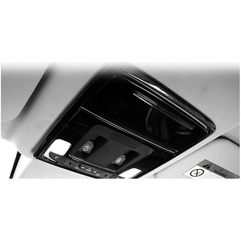 1X ABS Glossy Black Front Reading Light Trim for Honda CRV CR-V 2023 2024