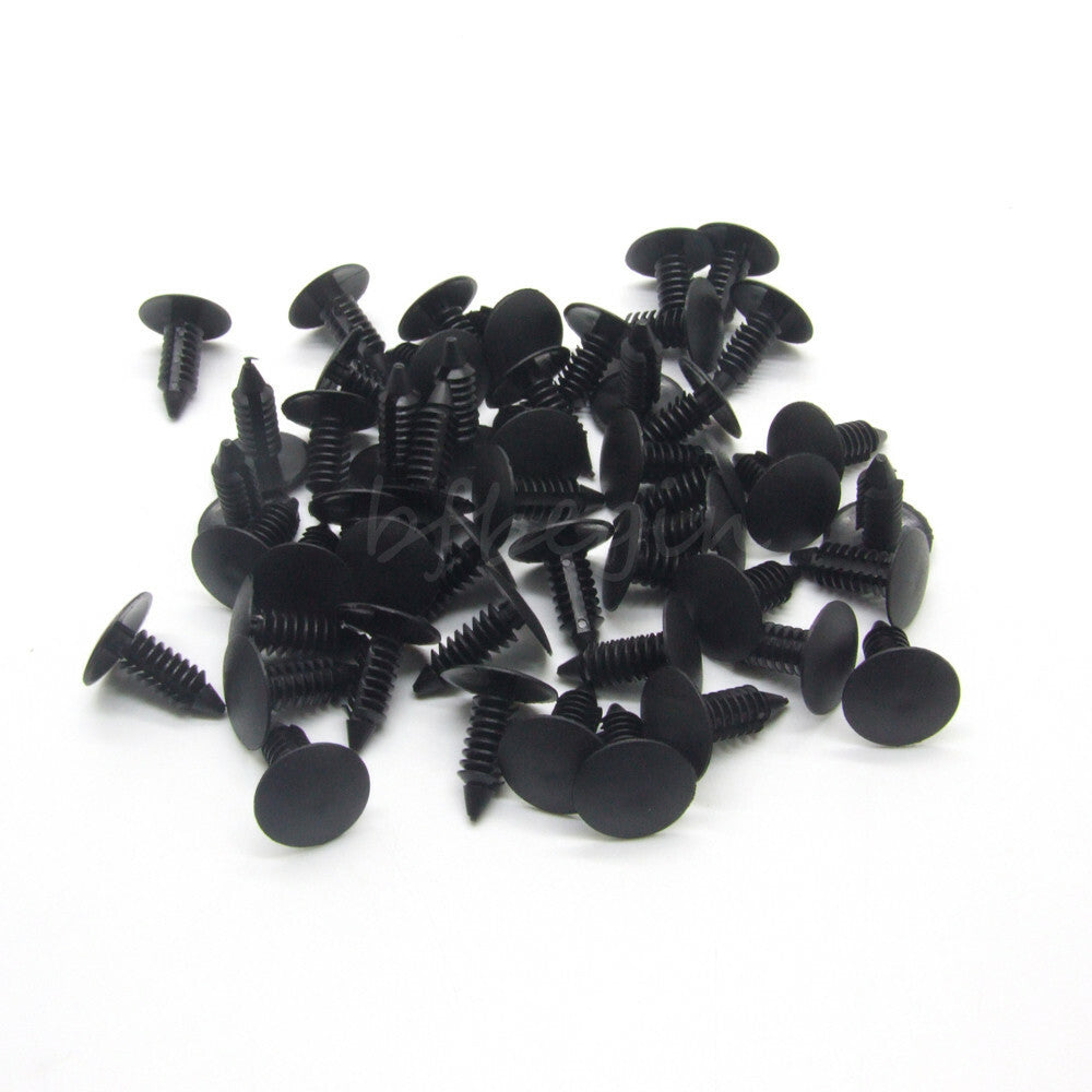 100-piece clamp for hole plastic rivet holders, mudguards, anti-collision fasteners, 8mm