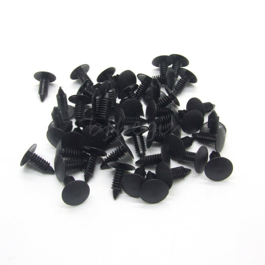 100-piece clamp for hole plastic rivet holders, mudguards, anti-collision fasteners, 8mm