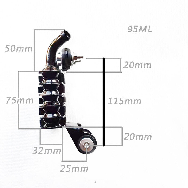 High-performance gearbox oil cooler radiator for motorcycles, pit dirt bikes - n
