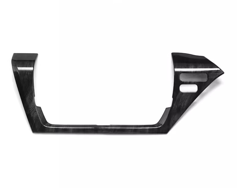 For Toyot@a for Camry 21-2023 Black Wood Grain Middle Console Navigation Panel Trim n