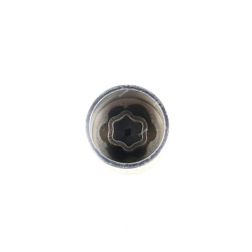 Tire Wheel Lock Anti-Theft Screw Lug Nut Bolt 52 Removal Key Socket Fit for BMW F12 Q