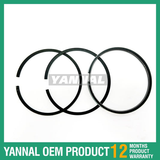 Piston ring kit for ISUZU 3AB1 excavator engine parts suitable for HITAICHI EX50UR EX50URG.