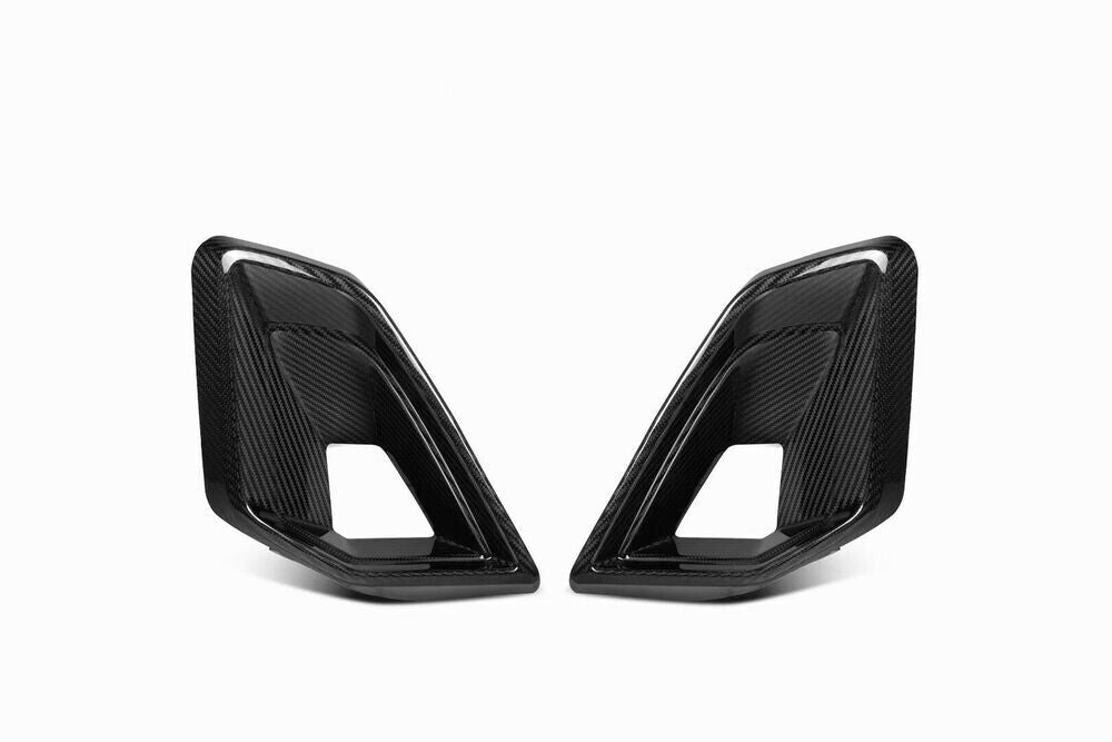 Carbon Front Bumper Lower Vent Trim For X5 G05 M60i LCI X5 M Sport 2024Up n