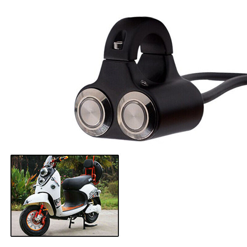 1-piece dual-button motorcycle handlebar switch, engine start, kill angle control, 22mm - n