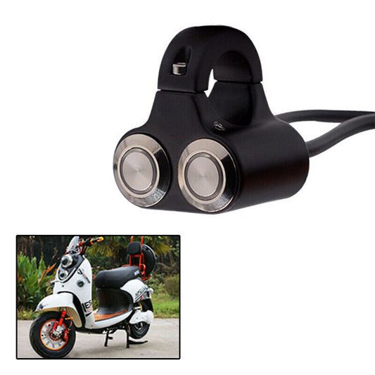 1-piece dual-button motorcycle handlebar switch, engine start, kill angle control, 22mm - n
