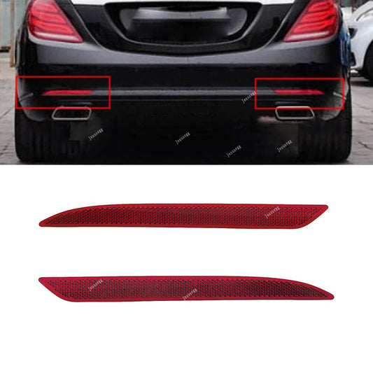 2x Rear Bumper Reflector Strip Cover Left  Right for Mercedes for Benz S Class W222 Q