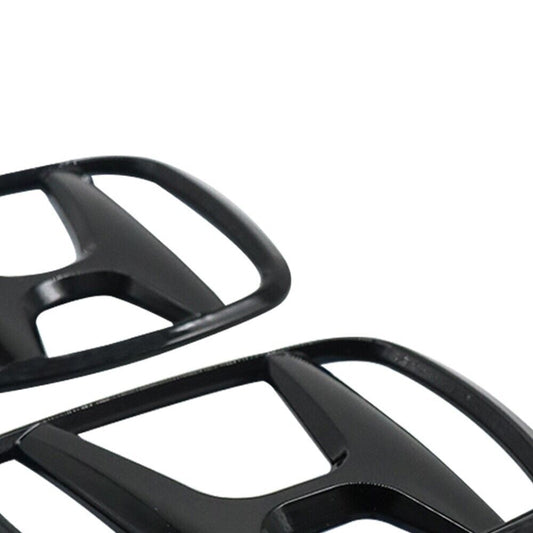 Glossy Black Badge Stickers for Civic 11th Generation 2022-2024 - Front and Rear