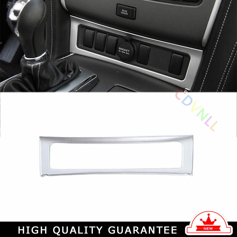 Console Cigarette Lighter Storage Box for Nissan Armada Y62 2017-20 Matte Silver