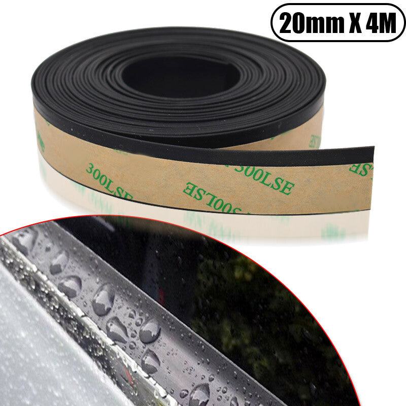 Rubber Seal Strip Car Front Rear Side Window Trim Edge Moulding Weatherstrip 4M