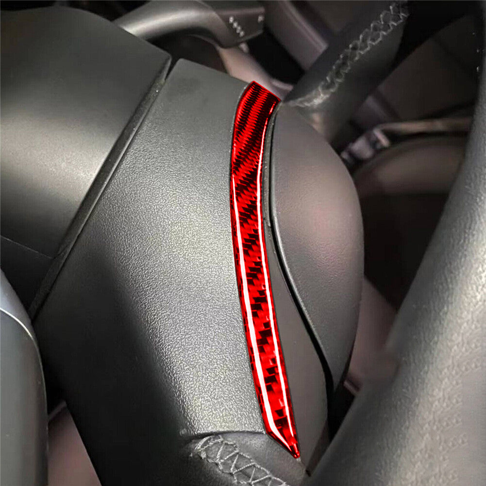 5 for Camry 2018 - 2023 Red Aluminum Console Shift Switch Button Trim- v