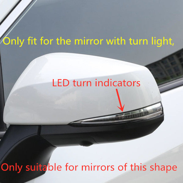For Tacoma 2016-2022 Carbon Fiber Side Mirrors Rearview Trim Cover v