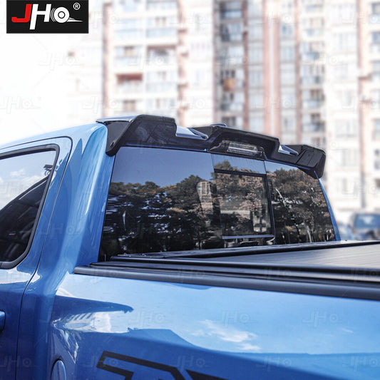 Rear Window Roof Sun Rain Shade Vent Visor Spoiler for Dodge for RAM TRX 2021-2023