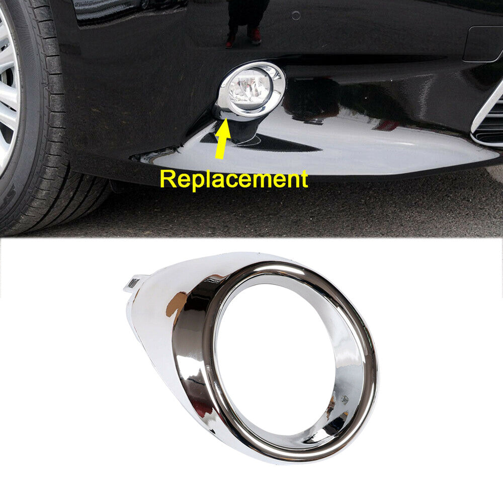 For 2013-2015 for Lexus ES350 Front Bumper RH Right Side Fog Lamp Bezel Chrome Cover