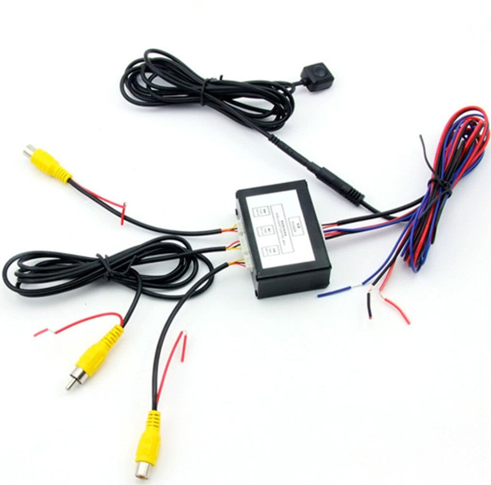 1pc Car Front Rear Parking View Camera Video Switch 2 Channel Control Box New n
